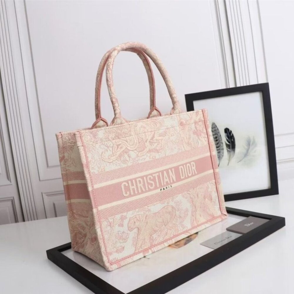 Christian Dior Toile de Jouy Book Tote bags - Medium Canvas - Picture 2 of 7